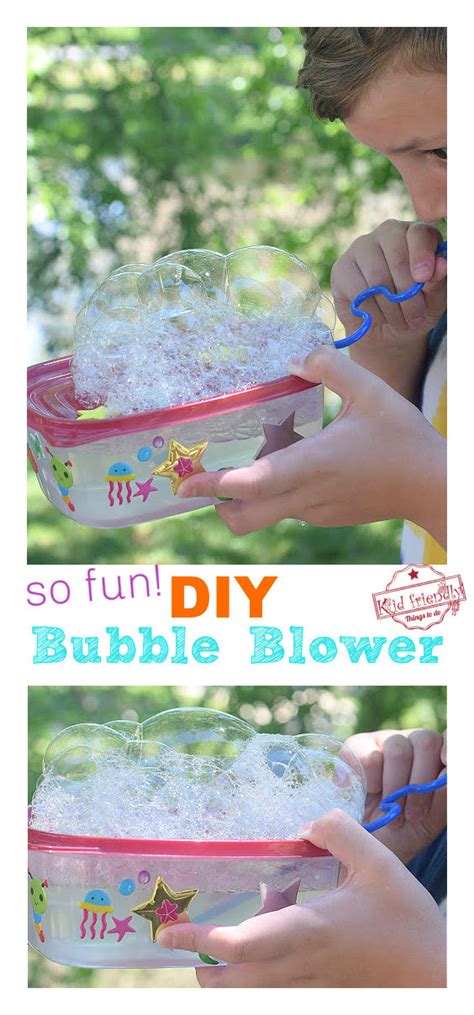 Make Your Own Bubble Blower Super Naturale