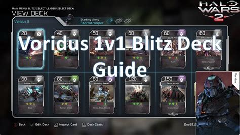 Voridus 1v1 Blitz Deck Guide Halo Wars 2 Youtube