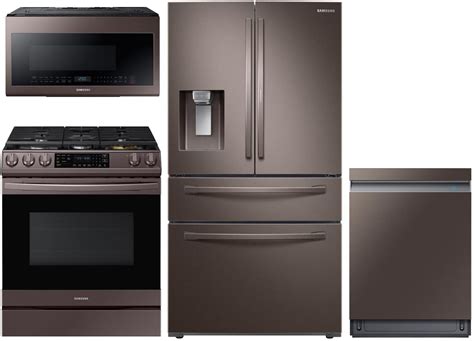 Samsung 4 Piece Kitchen Appliances Package With Rf28r7351dt 36 Inch