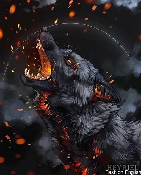 Anime Wolf Demon Dogs Bnha Bokunoheroacademia Katsuki Arte De