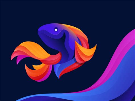 Abstract Fish Illustration By Dewapples On Dribbble