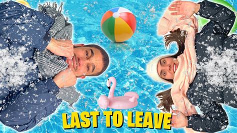 Last To Leave Pool Wins £10000 Familia Carvalheda Youtube