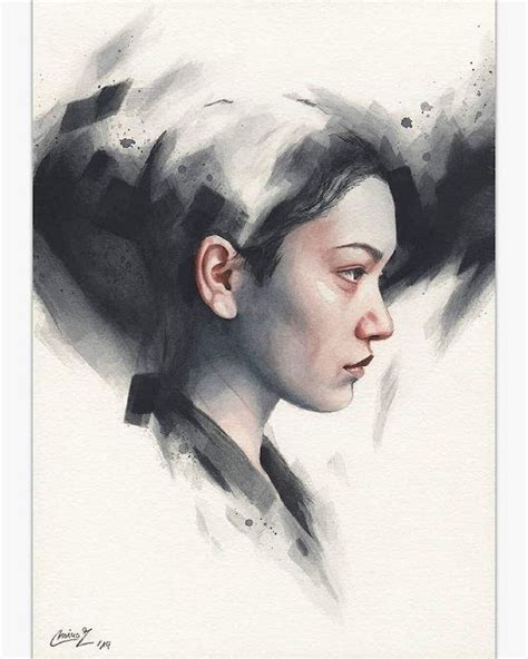 Delicate Watercolor Paintings Of People Capture Fragile Human Emotions