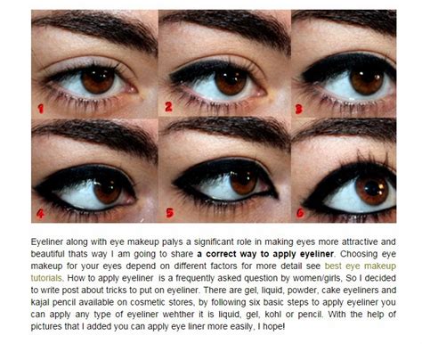 a correct way to apply eyeliner [tips and tutorial] fashion designer wedding pictures 2015