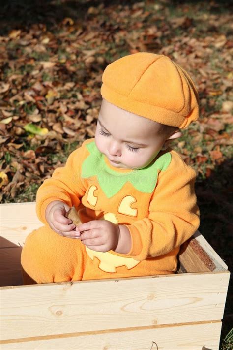 Halloween Baby Stock Image Image Of Park Soft Outdoors 46478213