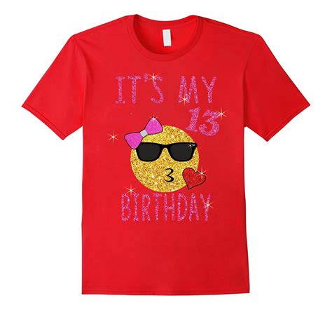 Cute Emoji 13 Years Old Shirt Its My 13th Birthday T Ah My Shirt