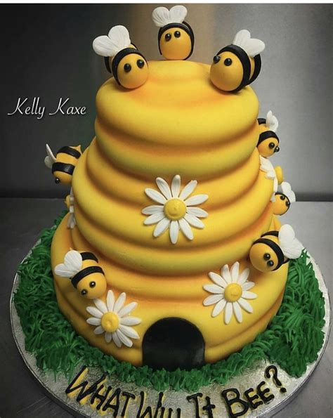 Pin By Yailin Martinez On Baby Ideas Cake Bee Birthday Cake Cake