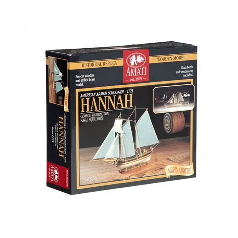 Amati Model Hannah Ship In Bottle Ship In A Bottle