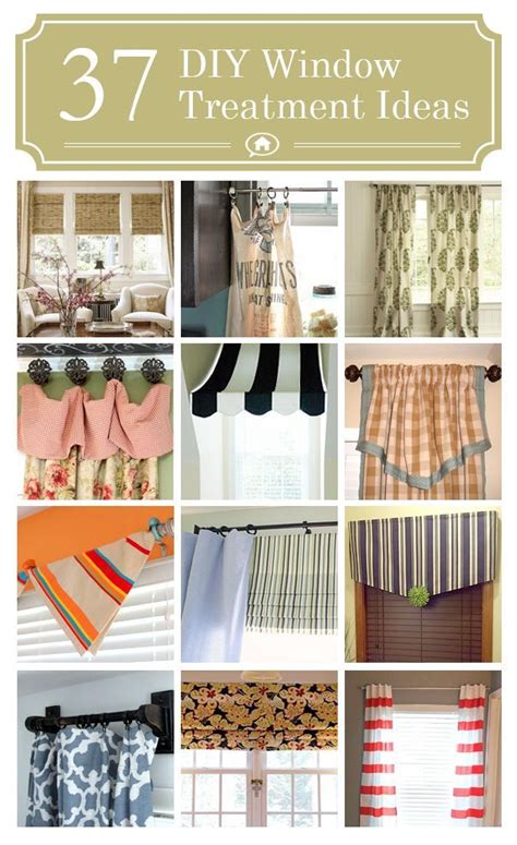 37 Diy Window Treatments Lots Of Easy No Sew Ideas And More Diy