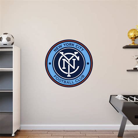 New York City Fc Logo Wall Decal Shop Fathead For New York City Fc Decor