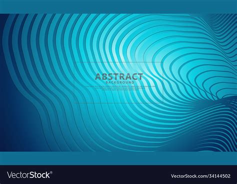 Abstract Flow Lines Background With Elegant Vector Image
