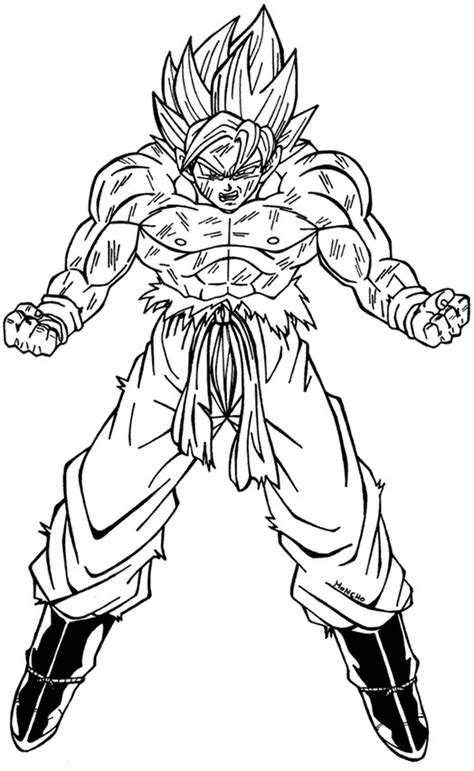 Dibujos Para Colorear De Goku Ssj Blue Reverasite
