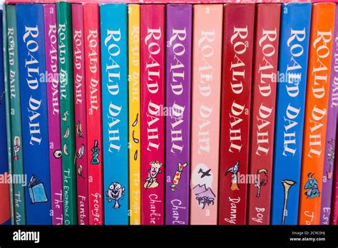 Colourful Book Spines Hi Res Stock Photography And Images Alamy