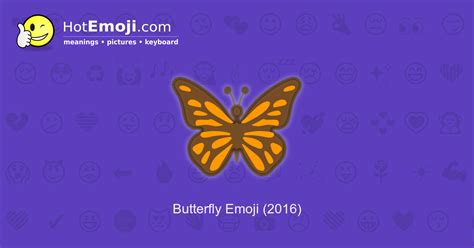 Butterfly Drawing Emoji