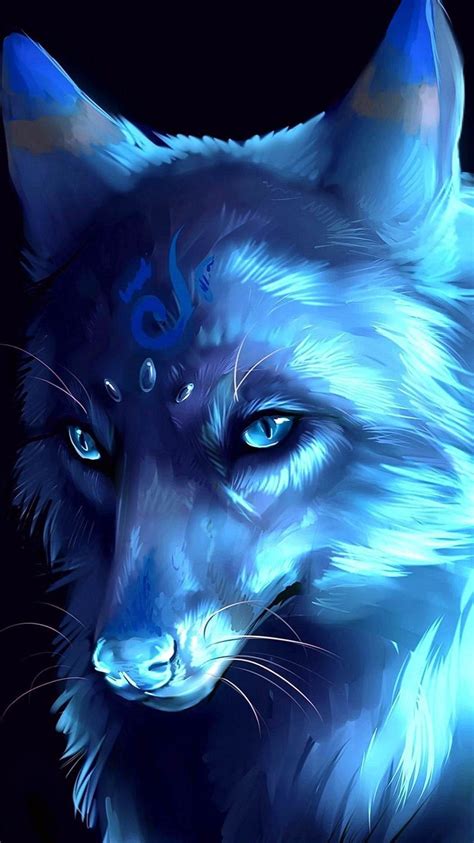 Fantasy Ice Wolf Wallpapers Wolf Background Images