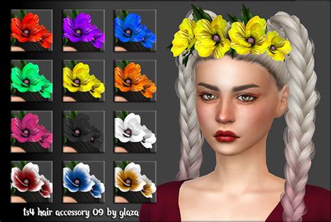 Hair Accessory 09 At All By Glaza Sims 4 Updates