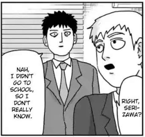 Sexually Ambiguous Reigen On Twitter Only Thing I Give A Fuck About