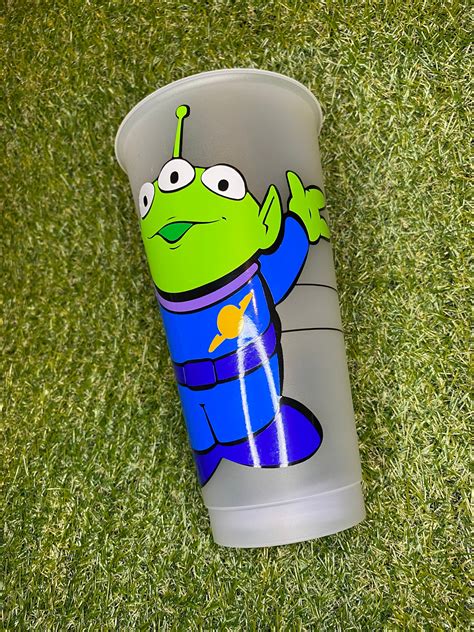 Reusable Starbucks Cold Cup Alien With Toy Story Etsy