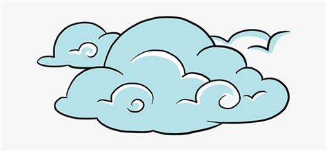 Cloud Pic Drawing Easy Drawing Of Clouds Transparent Png 400x400
