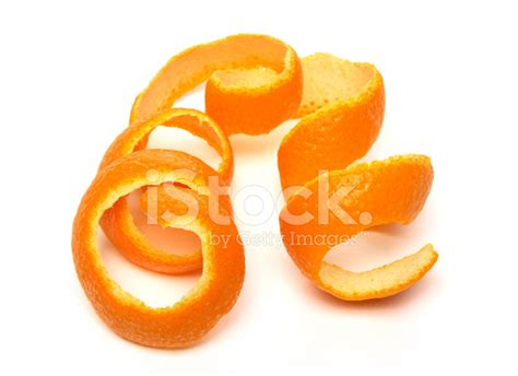 Spiral Orange Peel Stock Photo Royalty Free Freeimages