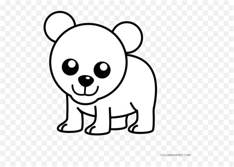 Polar Bear Coloring Pages Polar Bear Black And Printable Cute Coloring Pages Polar Bear Emoji