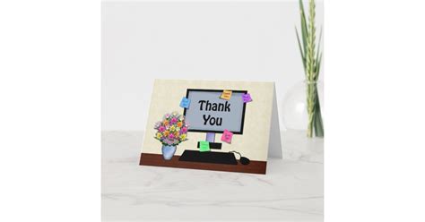 Thank You Administrative Professional Day Thank You Card Zazzle