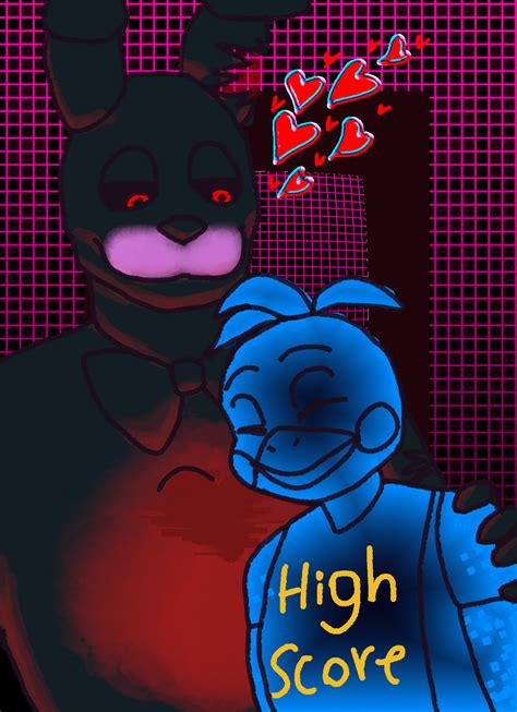 Reacting Fnaf Ships Revamped Highscore Toy Chica X Black Heart