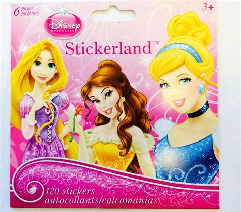 Disney Princess Mini Stickerland 6pg Pad