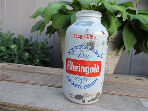 Rheingold Extra Dry Lager Beer Vintage Beer Bottle Rare Etsy