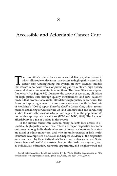 8 Accessible And Affordable Cancer Care Delivering High Quality