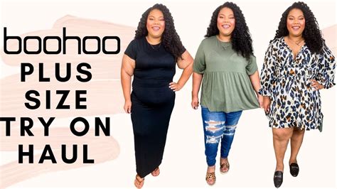 boohoo plus size haul 2020 affordable plus size clothing haul youtube