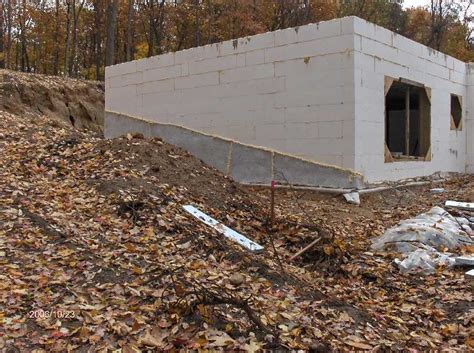 Waterproofing Basement Icf Wallsfor Stehr House In Highland Twp Michigan