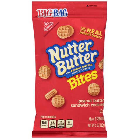 A fun easy treat that kids can even decorate on their own! Nabisco Nutter Butter Bites Peanut Butter Sandwich Cookies, 3 oz - Walmart.com