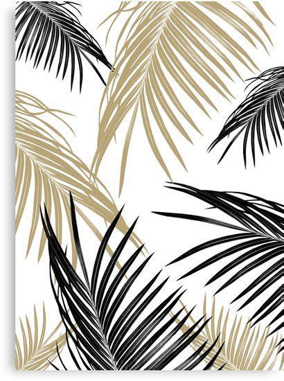 Gold Black Palm Leaves Dream 1 Golden And Black Palms On