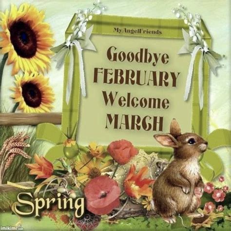 Goodbye February Welcome March Pictures Photos And Images For