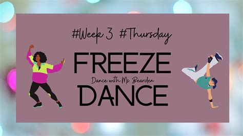 Freeze Dance Pose Edition Week 3 Thursday Youtube