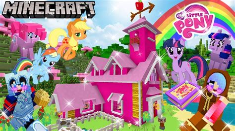 Minecraft สร้างบ้านมายลิตเติ้ลโพนี่ม้าน้อยแห่งมิตรภาพอันสุดแสนวิเศษ My
