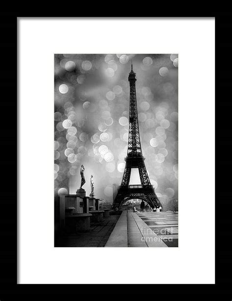 Paris Eiffel Tower Surreal Black And White Photography Eiffel Tower