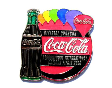 Coca Cola Ballon Special Shape Pin Pins Flasche Aibf