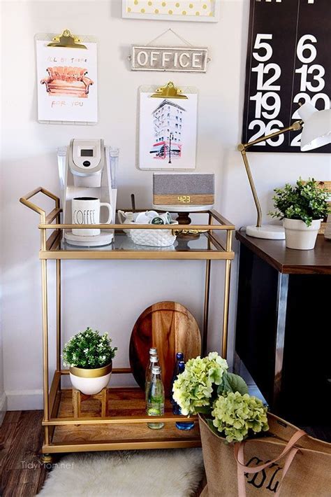 Coffeebar serves more than just a great cup of coffee. Decorating a Shared Home Office | TidyMom®