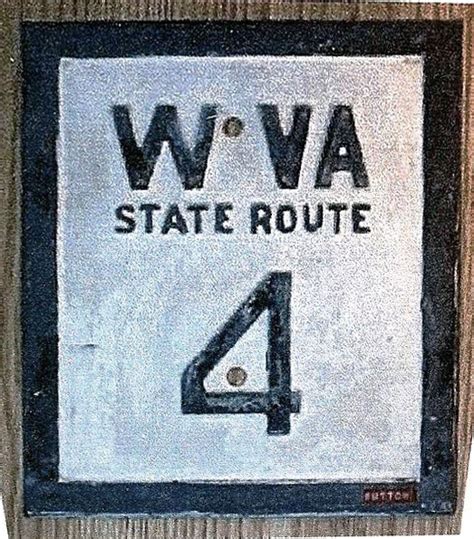 West Virginia State Highway 4 Aaroads Shield Gallery