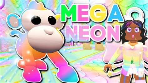 This Is The Best Mega Neon Albino Monkey Pet Ever Adopt Me Youtube