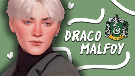 Draco Malfoy Sims 4 Harry Potter Create A Sim Youtube