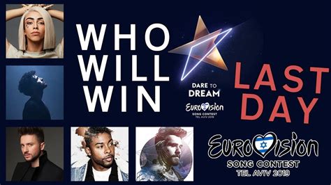 Mai er det klart for den store finalen i eurovision song contest 2019 fra tel aviv i israel. Last 1 Day - Who Will Win (According to odds) - Eurovision ...