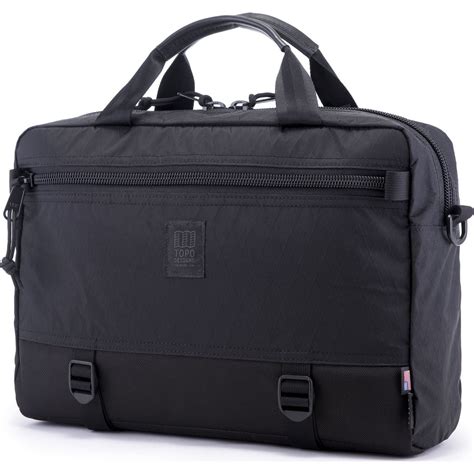 Topo Designs Commuter Briefcase X-Pac Black/Ballistic Black - Sportique