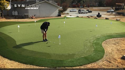 Artificial Grass Golf And Putting Green Installations Synlawn Colorado