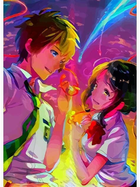 Kimi No Na Wa Your Name Anime 22 Poster By Yourname2016 Redbubble
