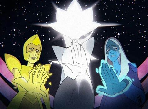 White Yellow And Blue Diamond Steven Universe Steven Universo