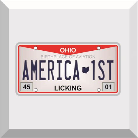 Bumper Sticker License Plate America 1st America First Sign Company