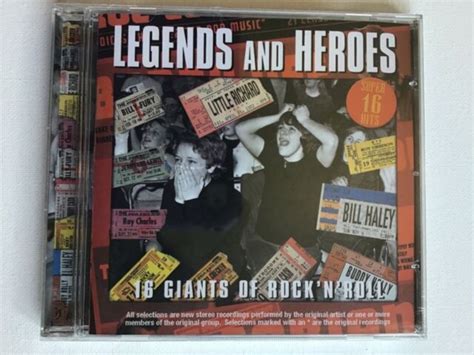 New Sealed Legends And Heroes 16 Giants Of Rock N Roll 2004 Cd